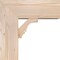 Ekena Millwork Balboa Block Smooth Bracket w/ Offset Brace, Douglas Fir, 7 1/2"W x 18"D x 18"H BKT0806X18X18BOA05SDF - alternate 4
